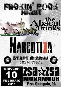Narcotika + Mayter + The Absent @ Zsa Zsa