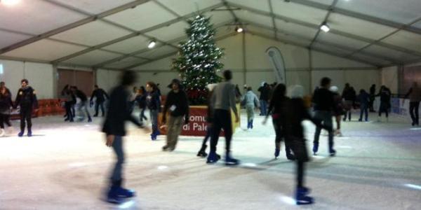 Palermo on ice, la pista al Giardino Inglese