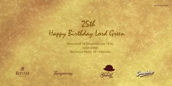 Happy birthday Lord Green
