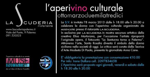 Aperitivino culturale ottomarzoduemilatredici