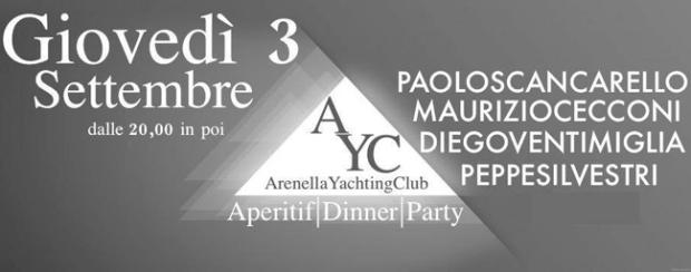 Arenella Yachting Club – Aperitif, dinner, party