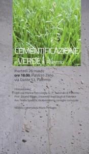 Cementificazione e verde a Palermo