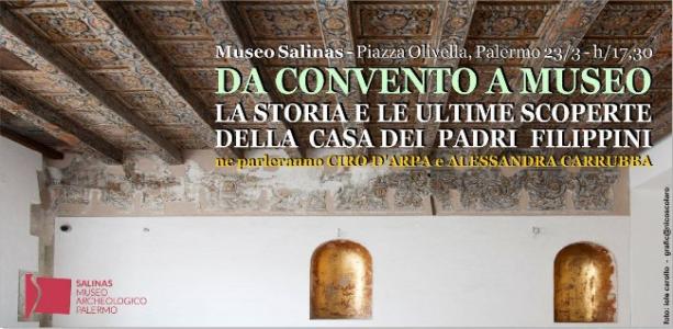 “Da convento a Museo” al Museo Salinas