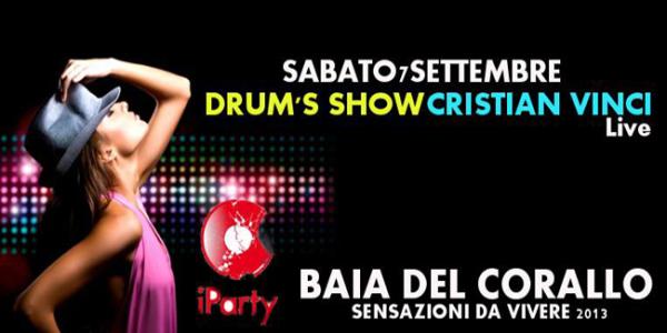 Drum’s Show – Christian Vinci live