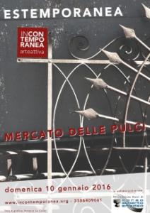 Estemporanea di pittura al Mercato delle Pulci