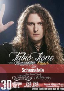 Fabio Lione in concerto feat. Schema Zeta allo Zsa Zsa