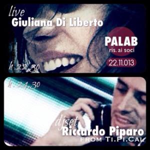 Giuliana Di Liberto live e Riccardo Piparo