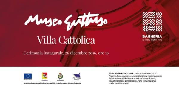 Inaugura il Museo Guttuso di Villa Cattolica