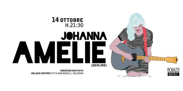 Johanna Amelie live al Bolazzi