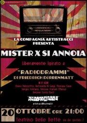 Mister X si annoia