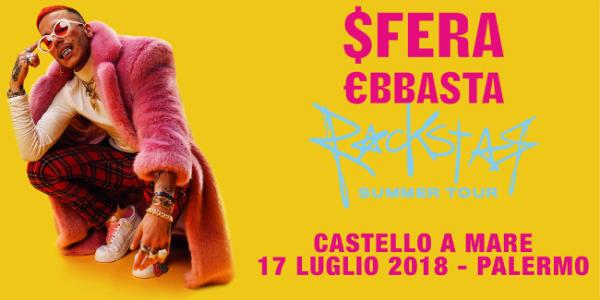 Sfera Ebbasta a Palermo al Castello a mare