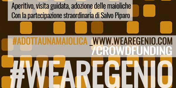 WEAREGENIO, adotta una maiolica durante l’aperitivo